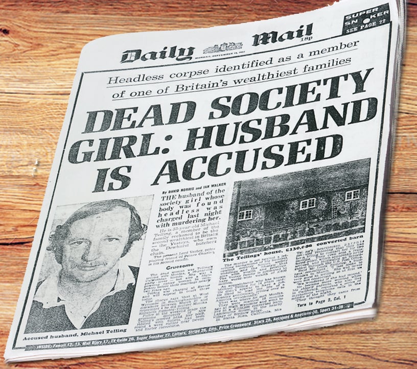 Daily Mail: Dead society girl